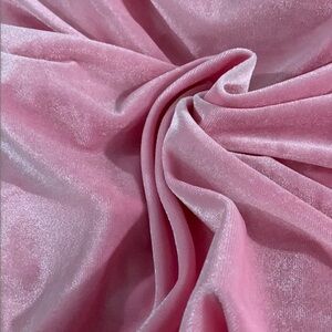 Elegant Pink Velvet Fabric